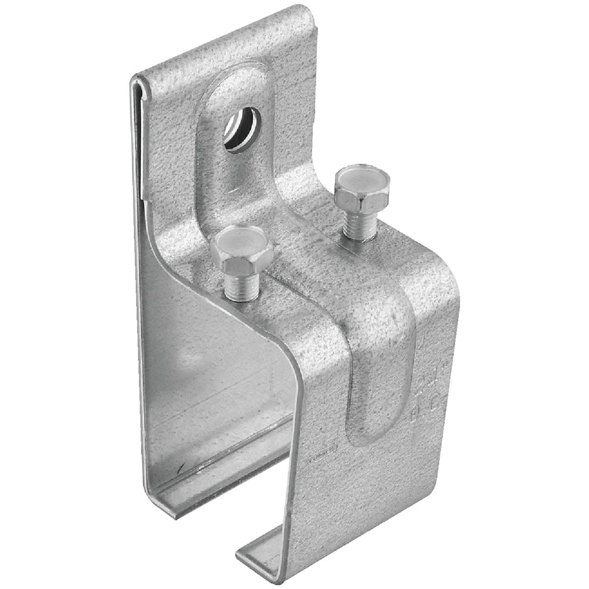Galvanized steel box rail bracket with bolts for splice connections in tools and home improvement projects