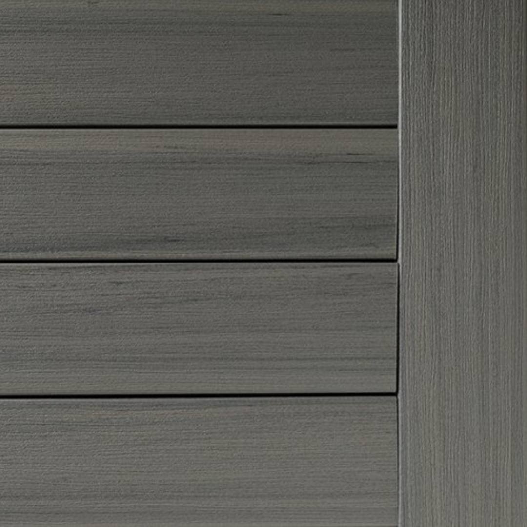 Sea Salt Gray grooved composite deck boards for durable decking in lumber and home improvement collections under $100