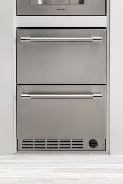 Freedom®, Under Counter Combo Drawer Refrigerator/Freezer, 24'' Professional, Stainless Steel