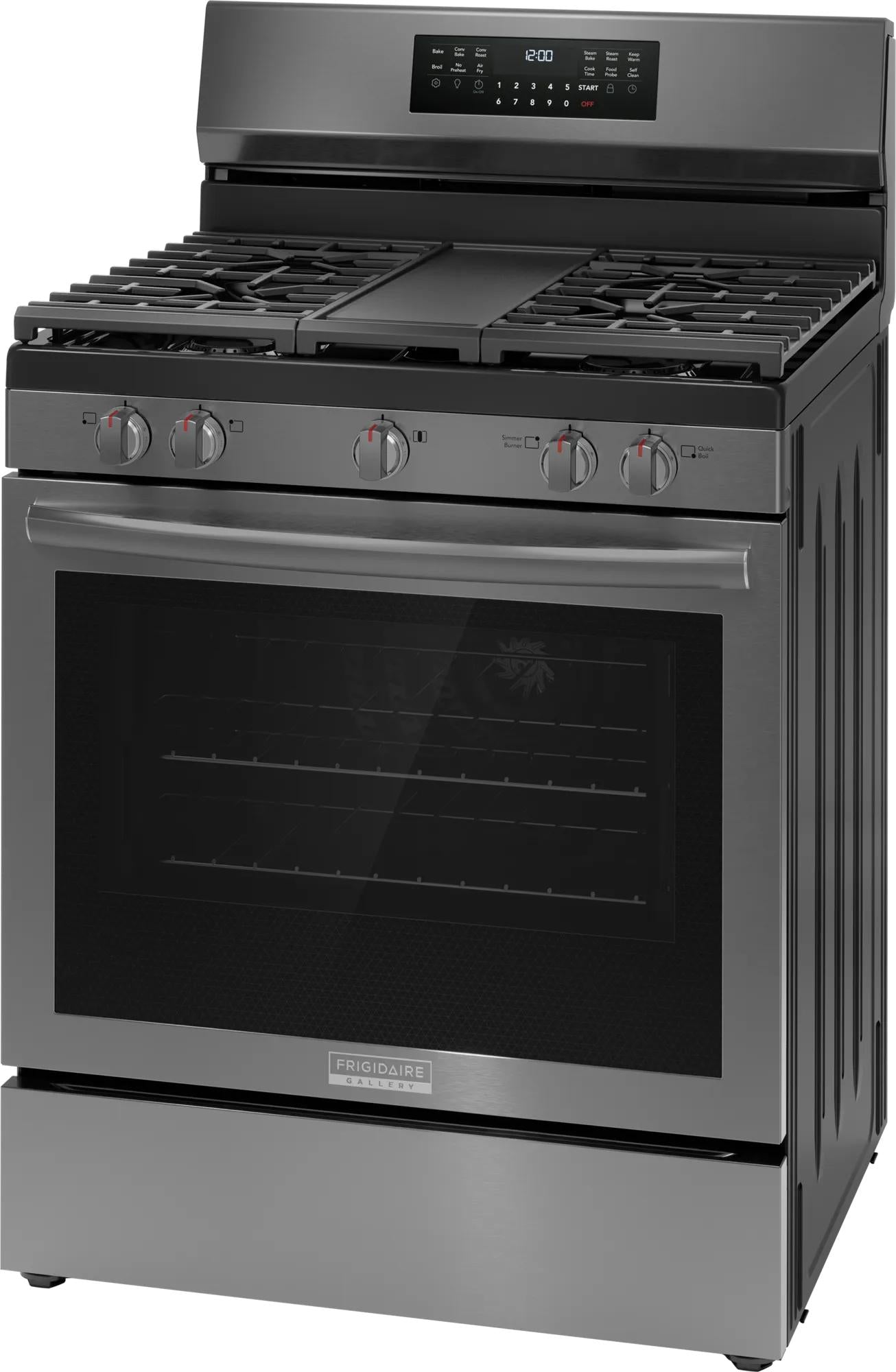 30" Rear Control Gas Range with Total Convection