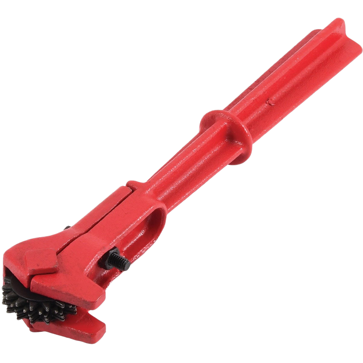 Red grinding wheel dresser tool with heat-treated carbon steel cutters for tool and woodworking accessories.