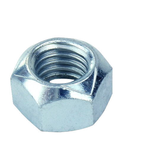 Hexagonal lock nut with internal threading for secure fastening in John Deere parts and hardware collections under $50