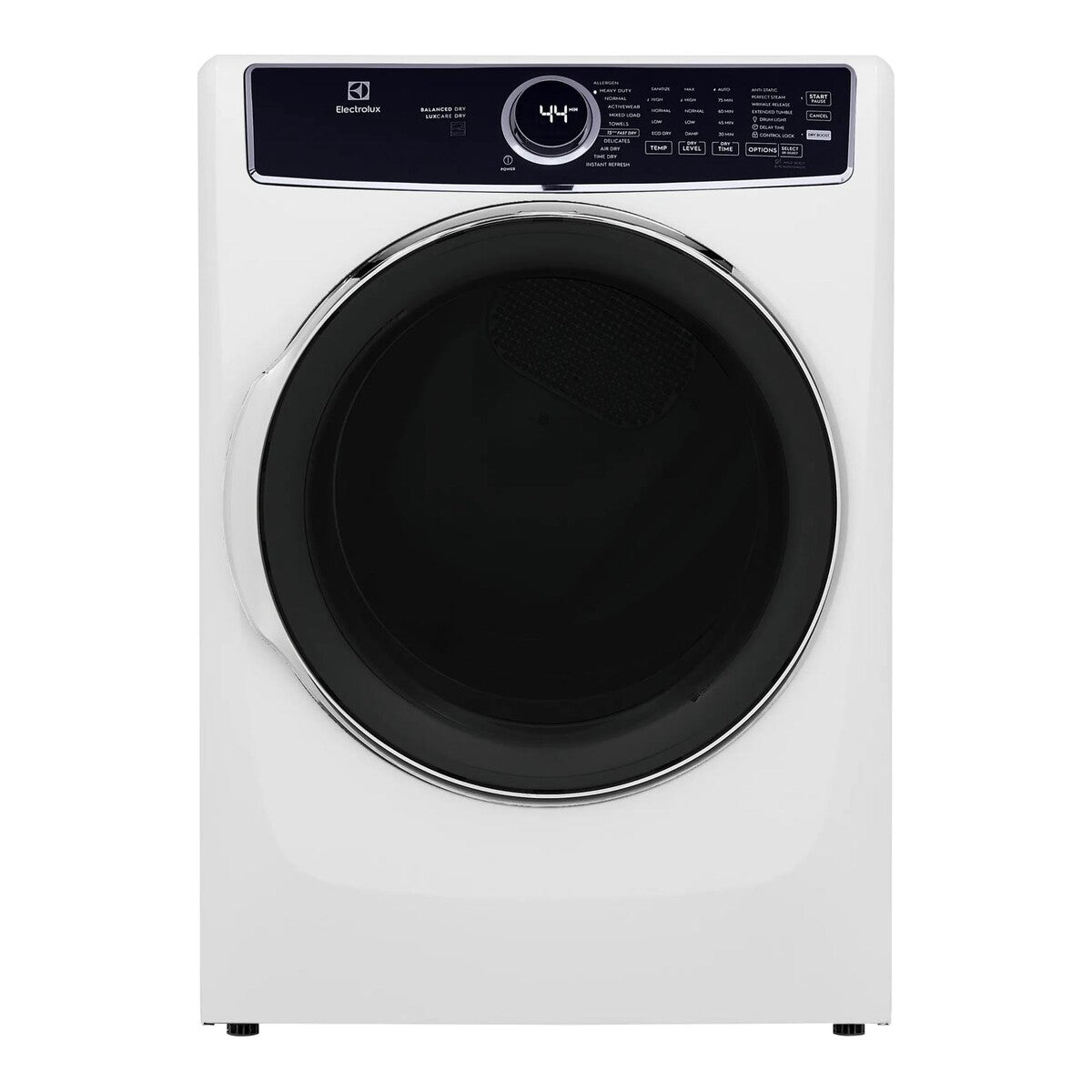 Front Load Perfect Steam™ Electric Dryer with Balanced Dry™ and Instant Refresh – 8.0 Cu. Ft.