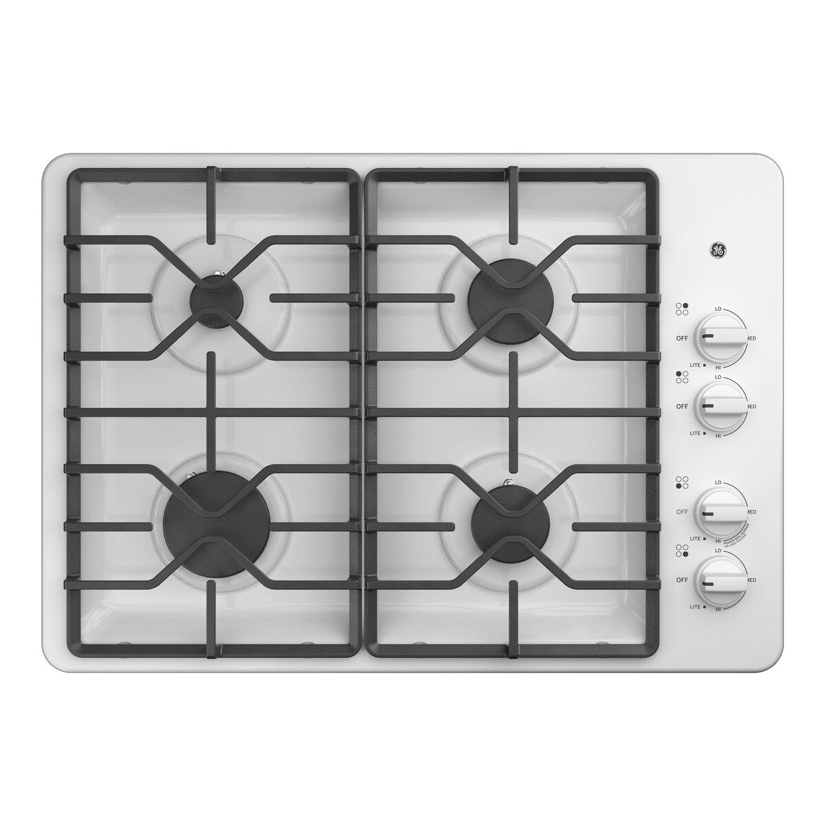 GE® 30" Built-In Gas Cooktop with Dishwasher-Safe Grates
