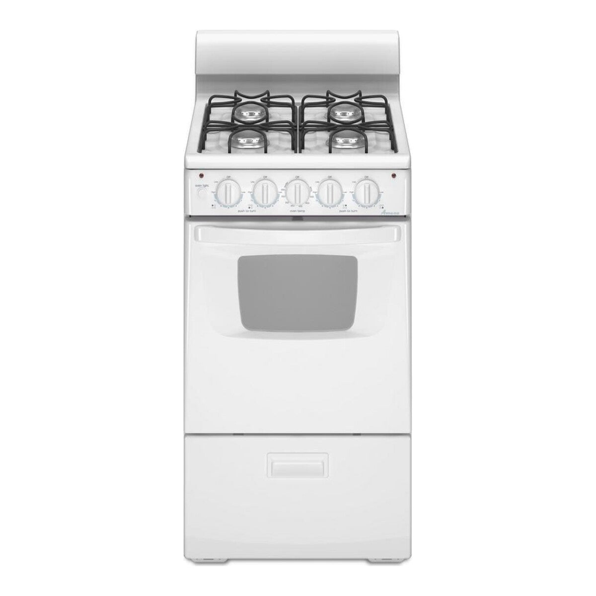 20-inch Gas Range with Compact Oven Capacity