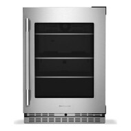 5.0 Cu. Ft. 24-Inch Undercounter Refrigerator with Right Door Swing in PrintShield® Stainless Steel