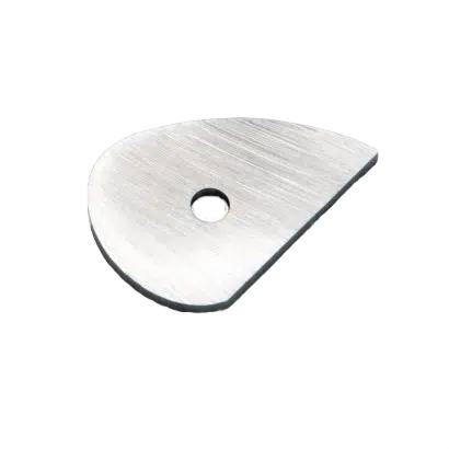 Small curved metal blade tip with center hole for woodturning in woodworking tools under $100 collection