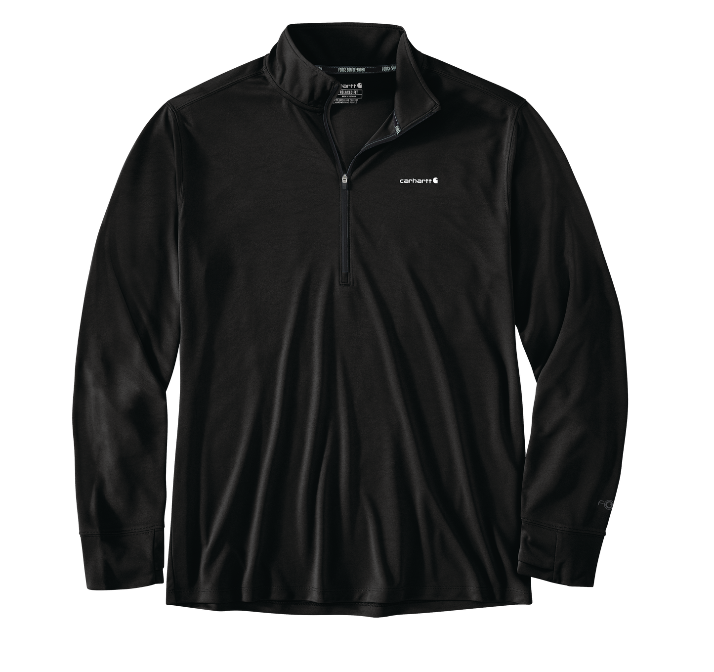 Carhartt Men's Force Sun Defender Relaxed 1/2-Zip Long-Sleeve