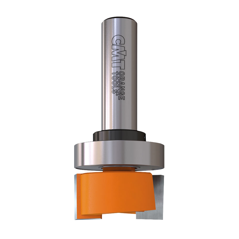 CMT Orange Tools 3/4” x 3/8” Dado & Planer Bit With Bearing, 1/4" Shank