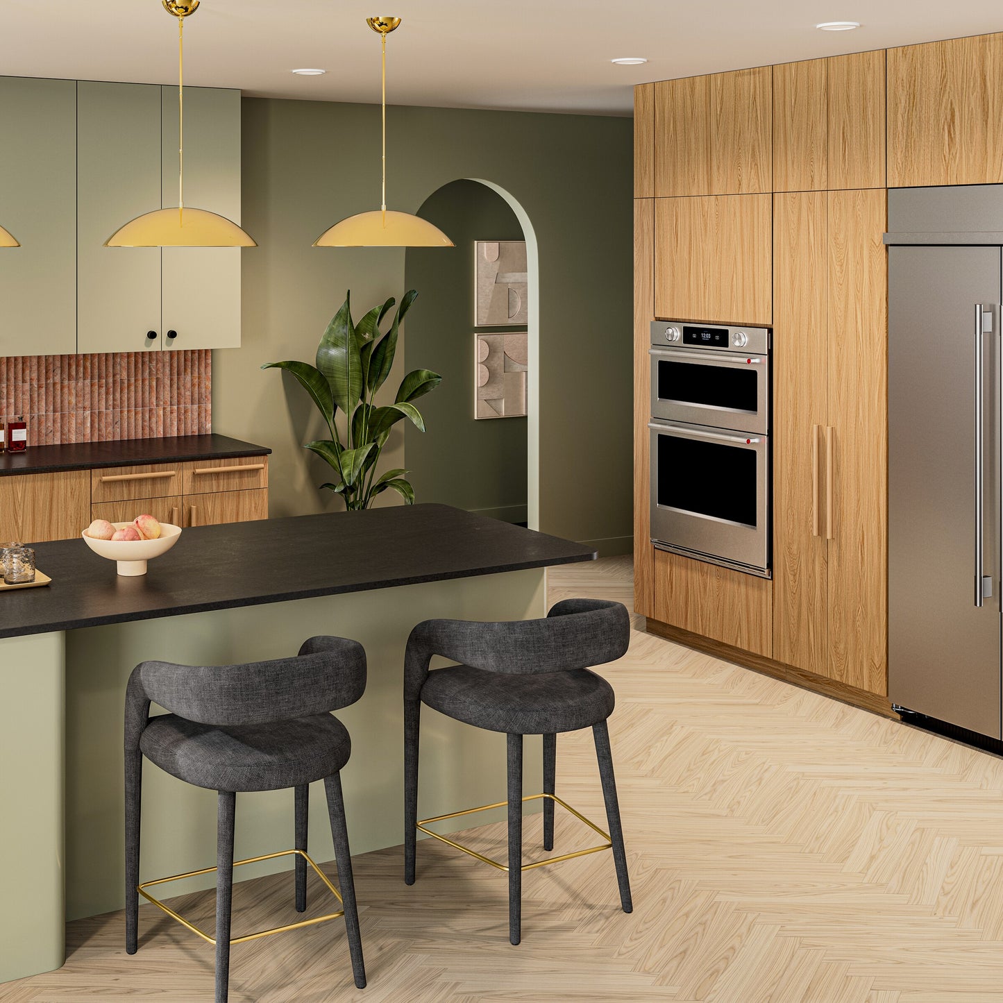 29.4 Cu. Ft. 48-Inch Built-In Side-by-Side Refrigerator with Signature Platinum Interior in PrintShield® Finish