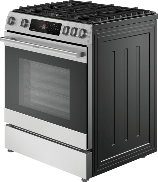 300 Series, Slide-in Gas Range, Stainless Steel