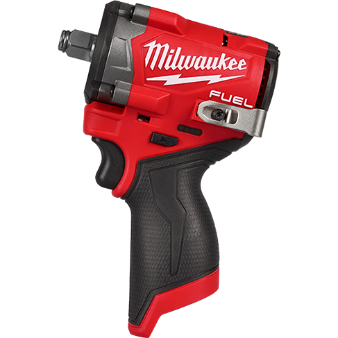 Compact red and black cordless impact wrench designed for tools and home improvement tasks with ergonomic grip