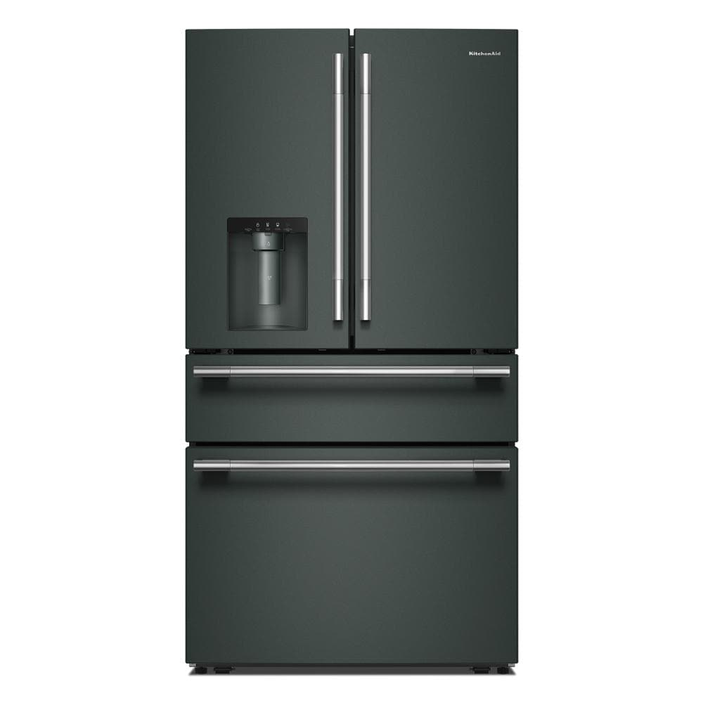 29 Cu. Ft. 36-Inch 4-Door French Door Refrigerator with Exterior Ice and Water Dispenser in Juniper
