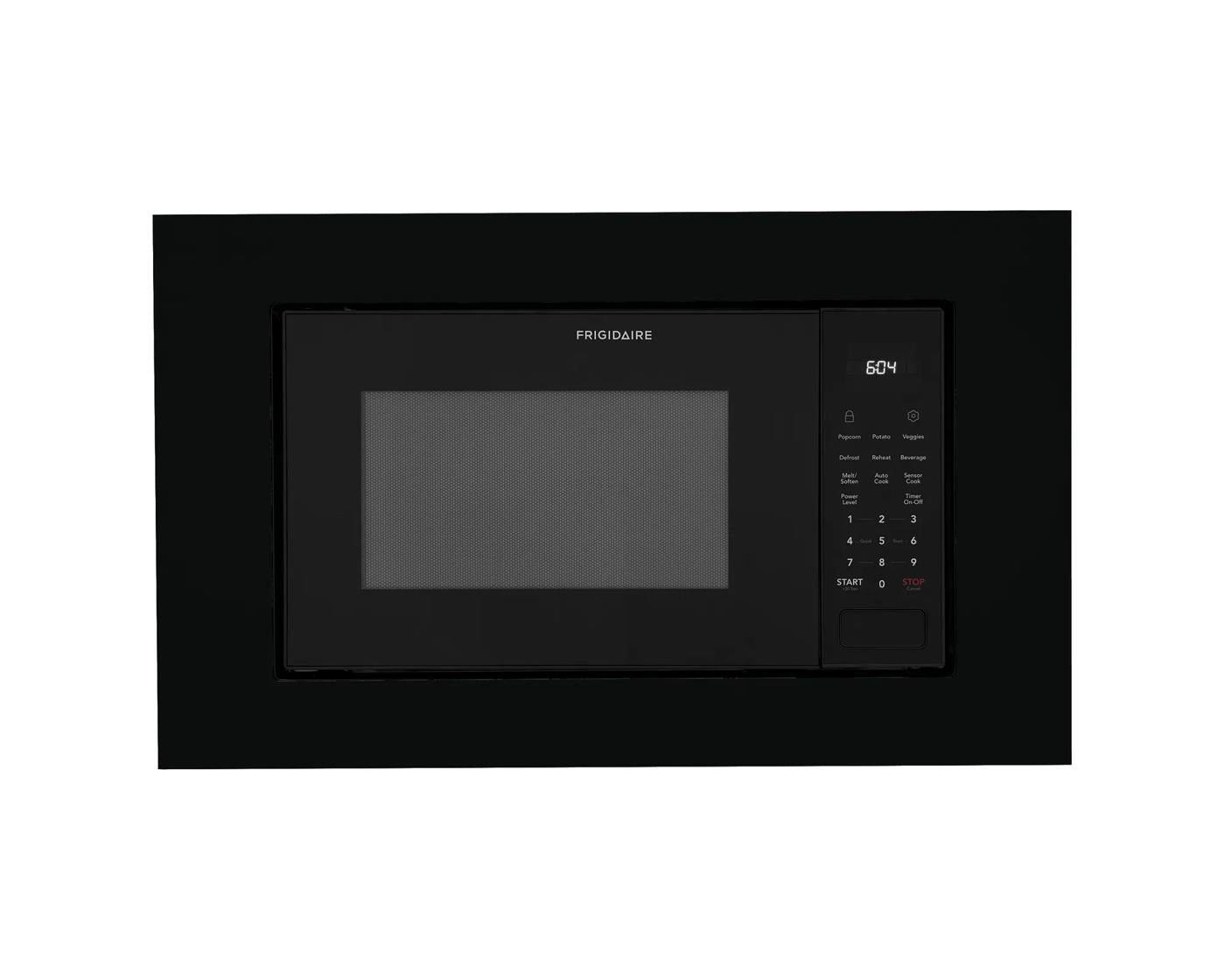 Built-in style black microwave trim kit with smooth finish for Frigidaire microwaves in Appliance Parts & Accessories category