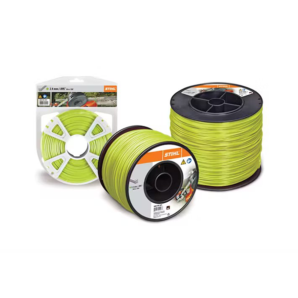 Green trimmer line spools in packaging for power tool accessories and home improvement under $50 collection
