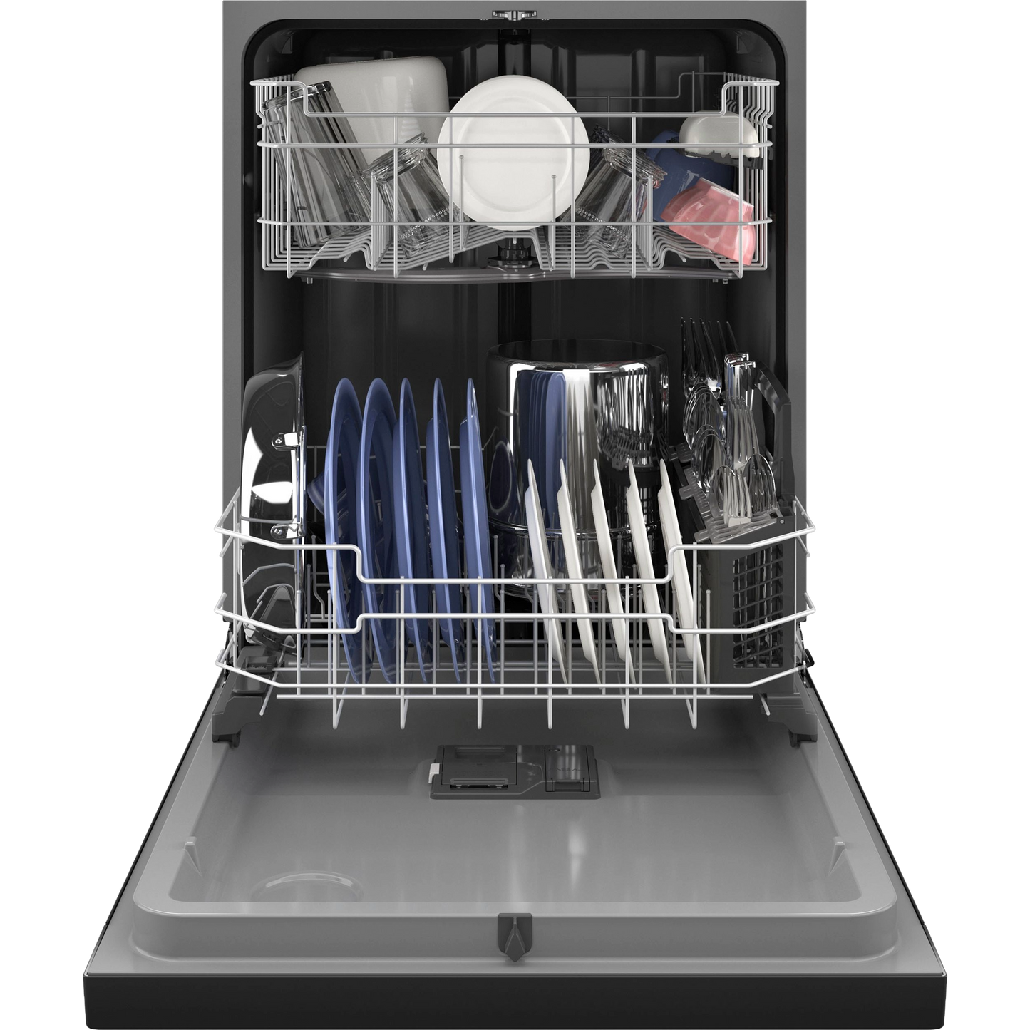 GE® ENERGY STAR® Front Control with Plastic Interior Dishwasher with Sanitize Cycle & Dry Boost