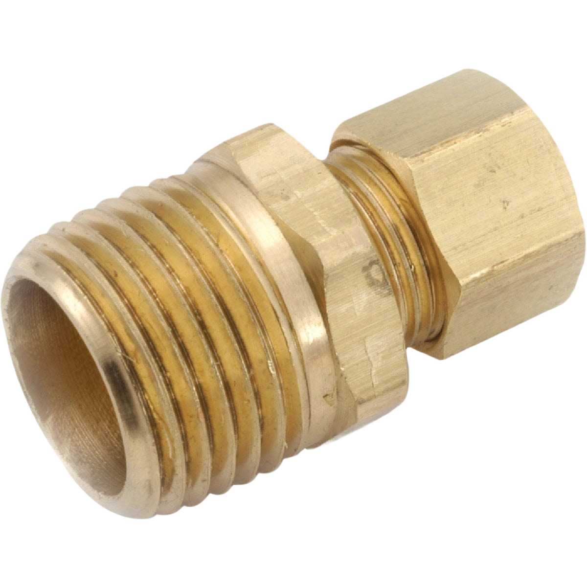 Brass male union compression adapter for plumbing connections in pipes and fittings under $50 category
