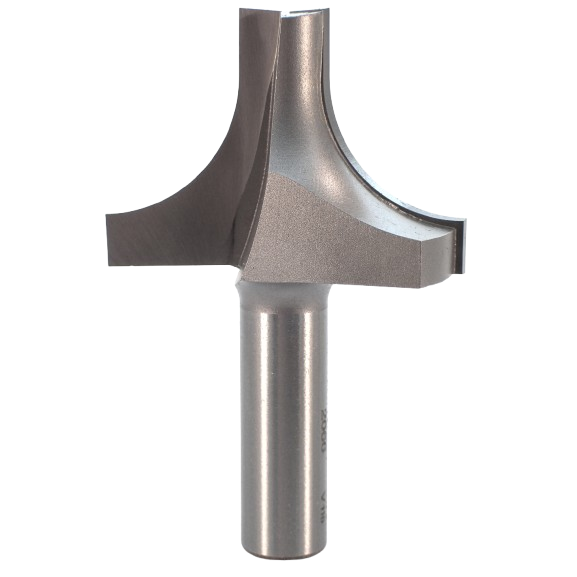 Carbide-tipped router bit with plunge point designed for raised panel effects in woodworking tool accessories collections