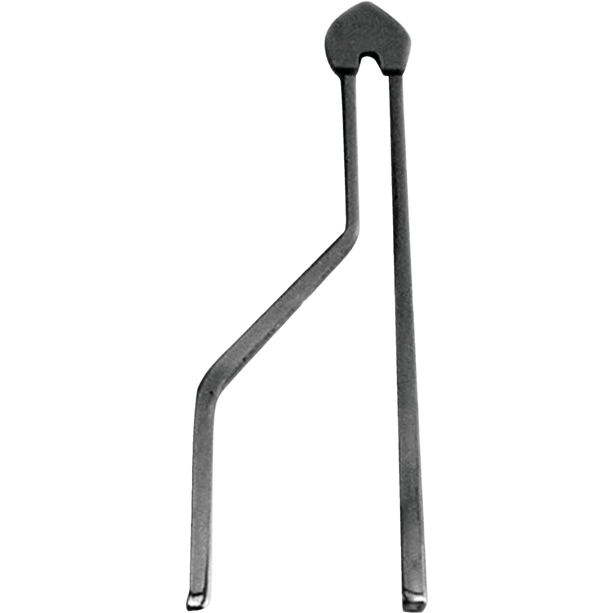 Metal cutting soldering gun tip with angled design for precise tools and home improvement applications.