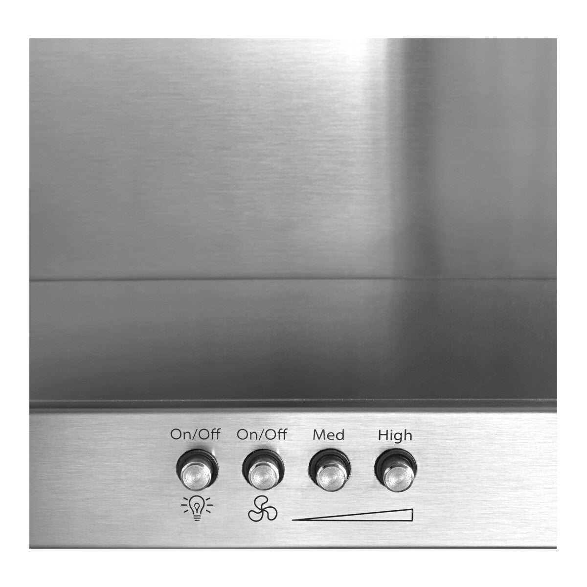 30" Stainless Steel Wall Mount Flat Range Hood