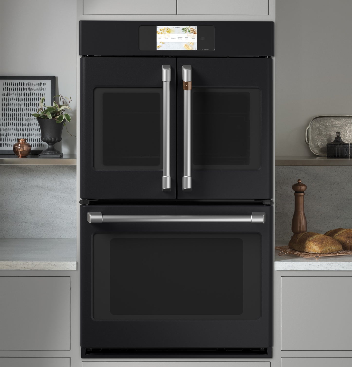 CAFÉ™ Professional Series 30" Smart Built-In Convection French-Door Double Wall Oven
