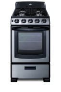 20" Wide Gas Range