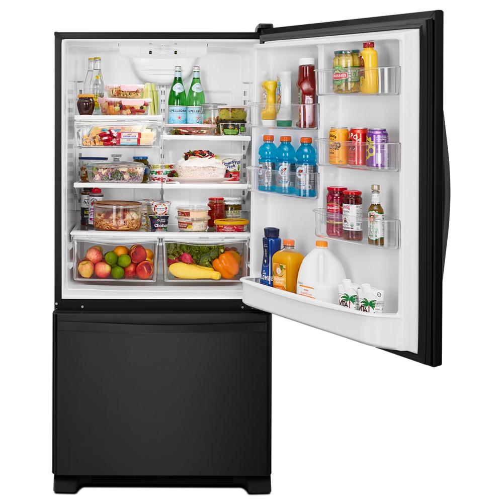 33-inches wide Bottom-Freezer Refrigerator with SpillGuard™ Glass Shelves - 22 cu. ft
