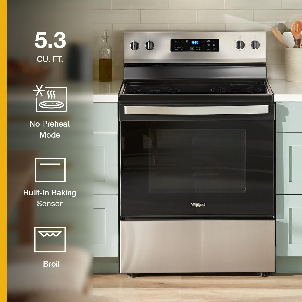 30-inch Electric Range with No Preheat Mode