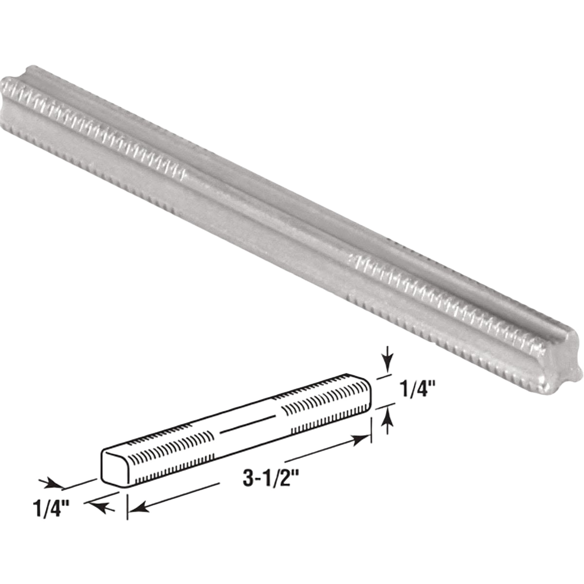 Pair of zinc replacement spindles with 1/4 inch diameter for deadbolts in hardware and home improvement collections under $50