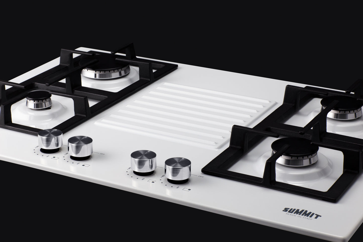 30" Wide 4-Burner Gas Cooktop