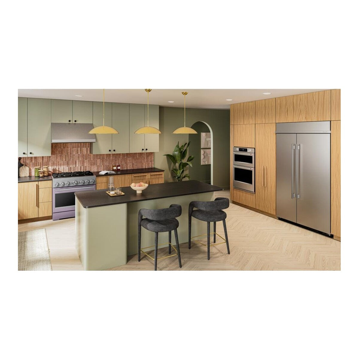 36-Inch 6 Burner Commercial-Style Dual Fuel Range with No Preheat Air Fry Mode