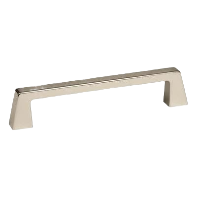 Sleek polished nickel cabinet pull from Amerock Blackrock collection for furniture and hardware under $50 home improvement