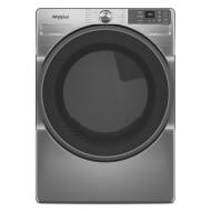 Front load smart electric dryer in stainless steel with wrinkle prevention for efficient home laundry in Dryers collection