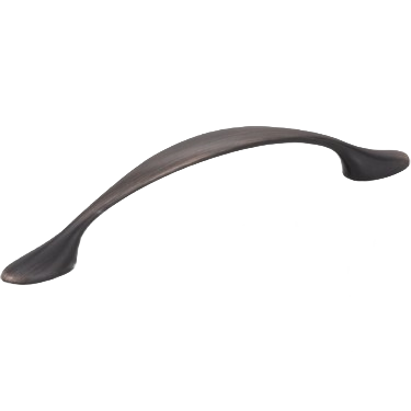 Brushed oil rubbed bronze cabinet pull with 96mm center-to-center spacing for furniture hardware and home improvement