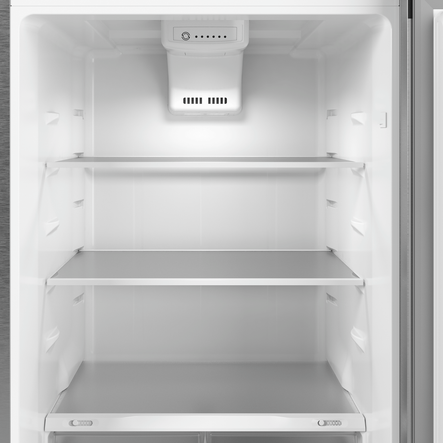 Element Electronics 17.6 cu. ft. Top Freezer Refrigerator, Ice Maker Ready - Black, ENERGY STAR (ENR18TFGCB)