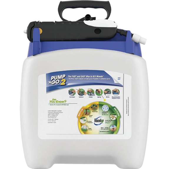 1.33-gallon pump sprayer for lawn care with exclusive formula for effective weed and grass control under 50 dollars