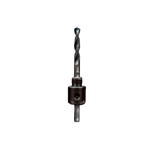 Compact 1/4 inch shank small thread arbor made from hardened steel for woodworking and saw tool use