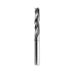 8mm diameter up-spiral flat router bit with three flutes for precision woodworking in power tool accessories under $100