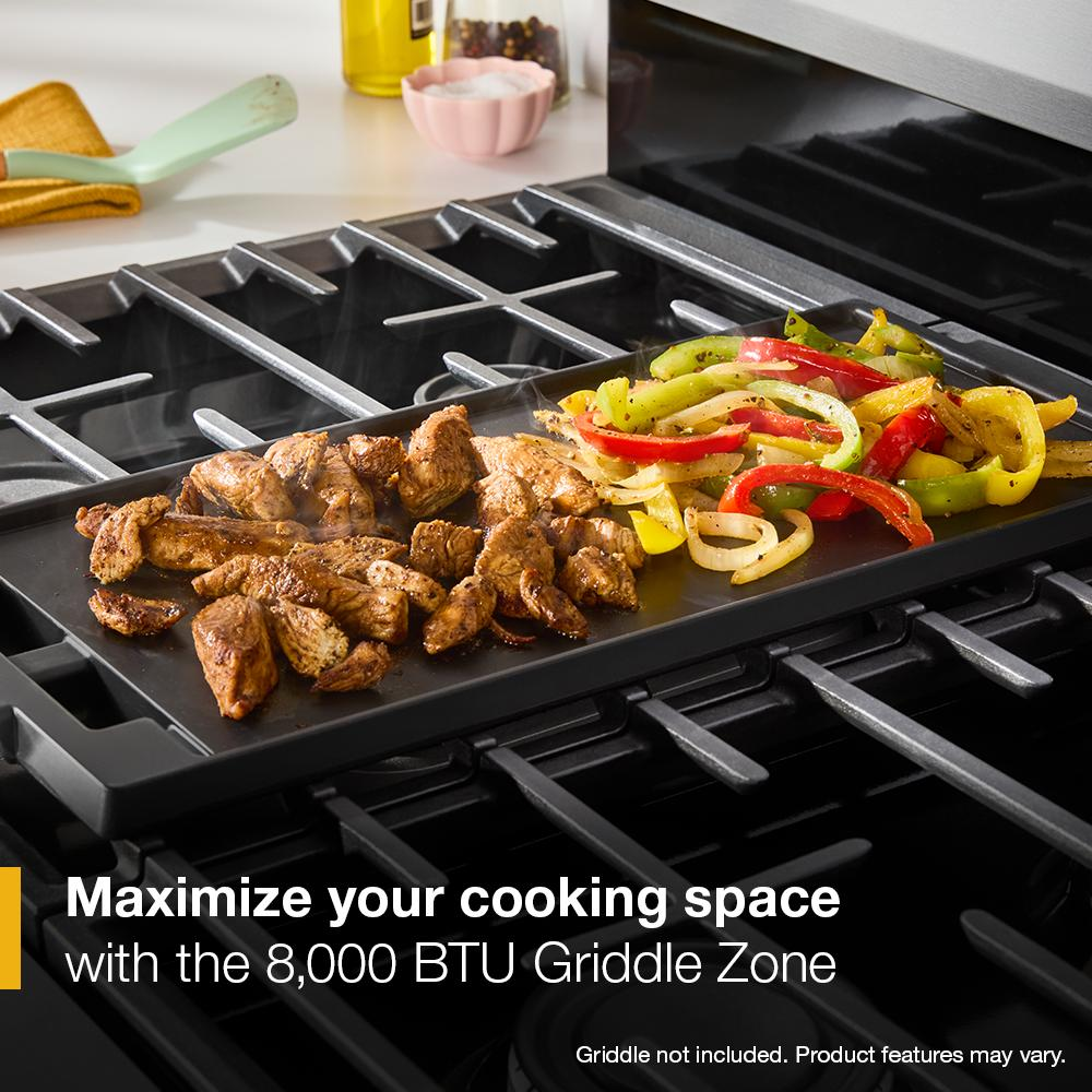 30-inch Gas Range with Air Cooking Technology and Steam Clean