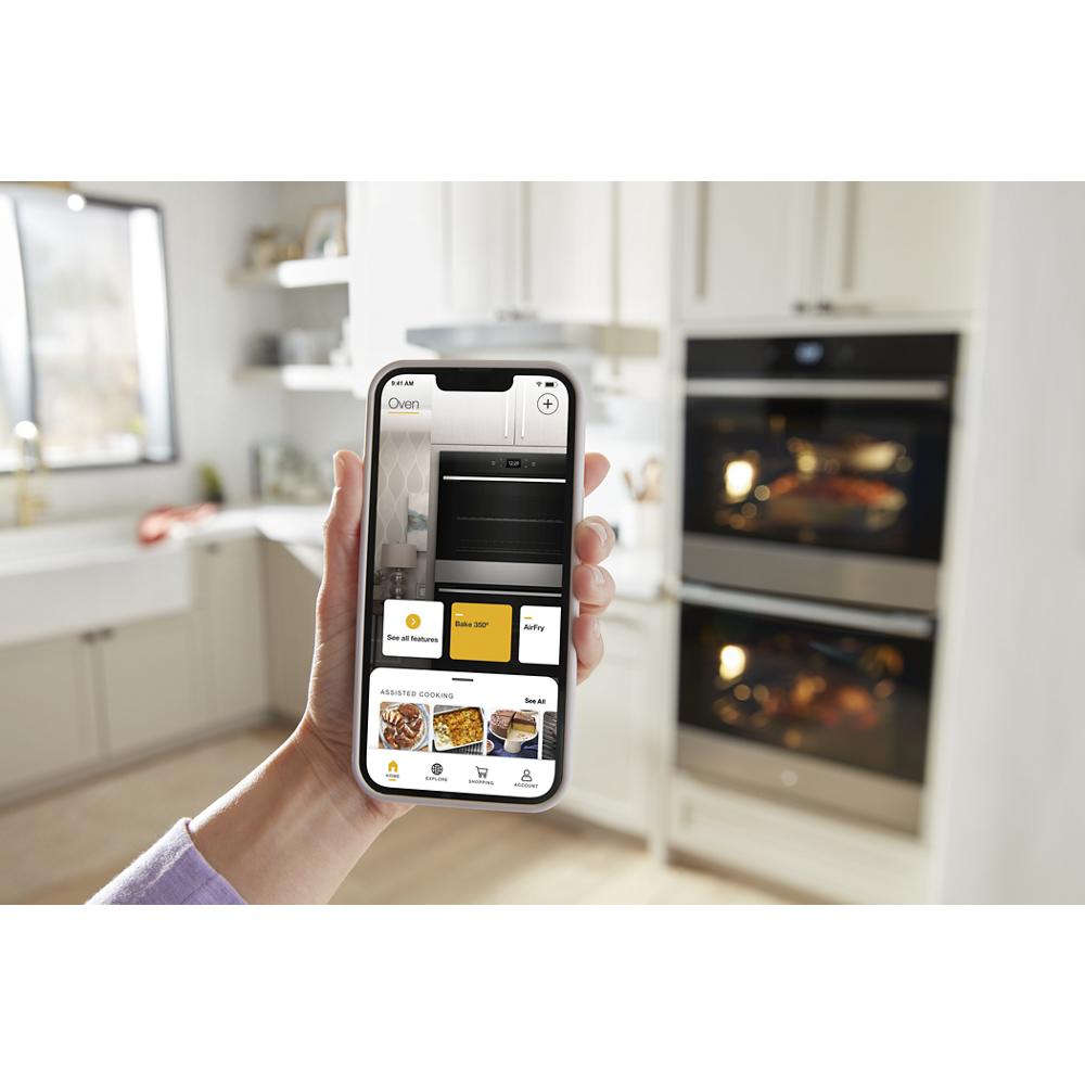 10.0 Total Cu. Ft. Double Wall Oven with Air Fry When Connected
