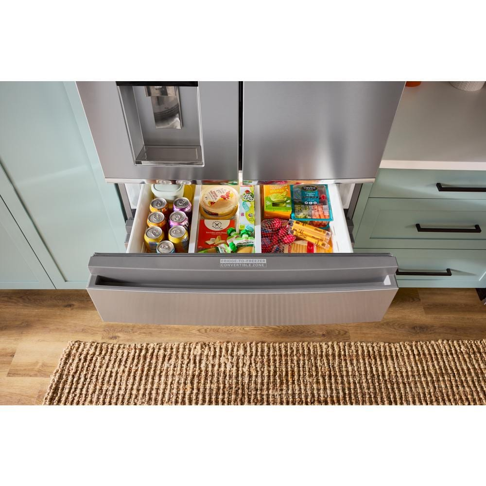 36-inch Wide True Counter Depth 4-Door French Door Refrigerator - 22 cu. ft.
