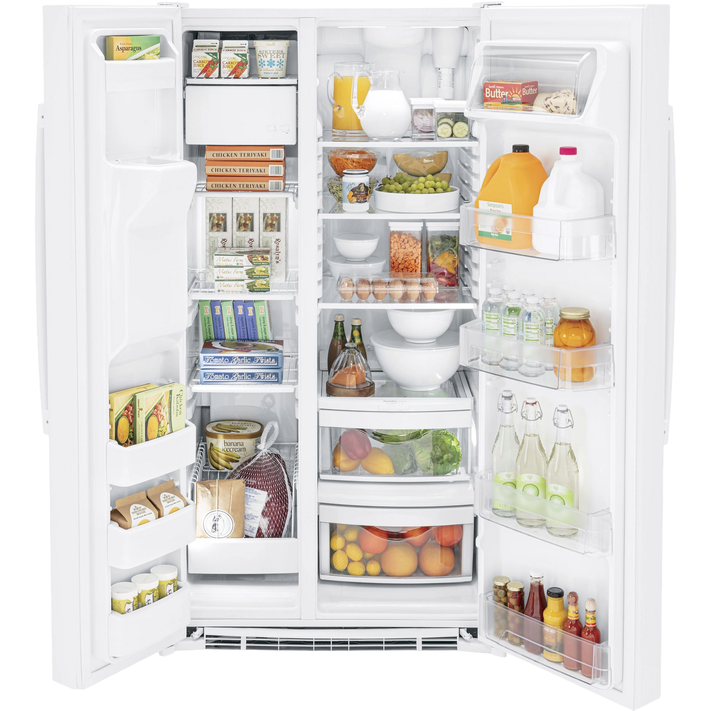 GE® ENERGY STAR® 25.3 Cu. Ft. Side-By-Side Refrigerator