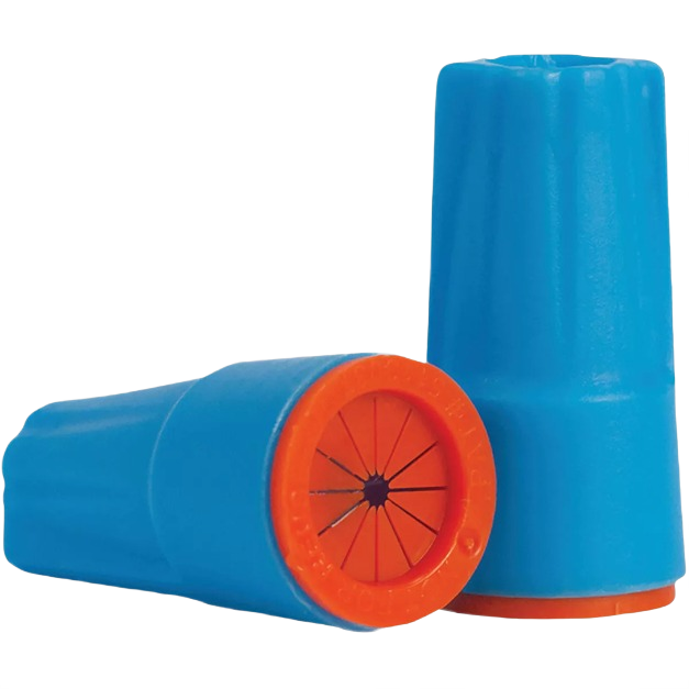 Small aqua and orange waterproof wire connectors for electrical and home improvement projects under $50.
