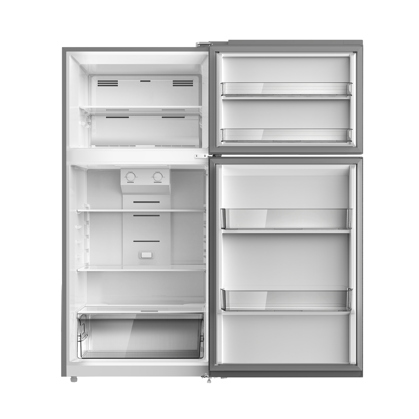 Element Electronics 14.2 cu. ft. Top Freezer Refrigerator - Stainless Steel, ENERGY STAR (ERT14CSCS)