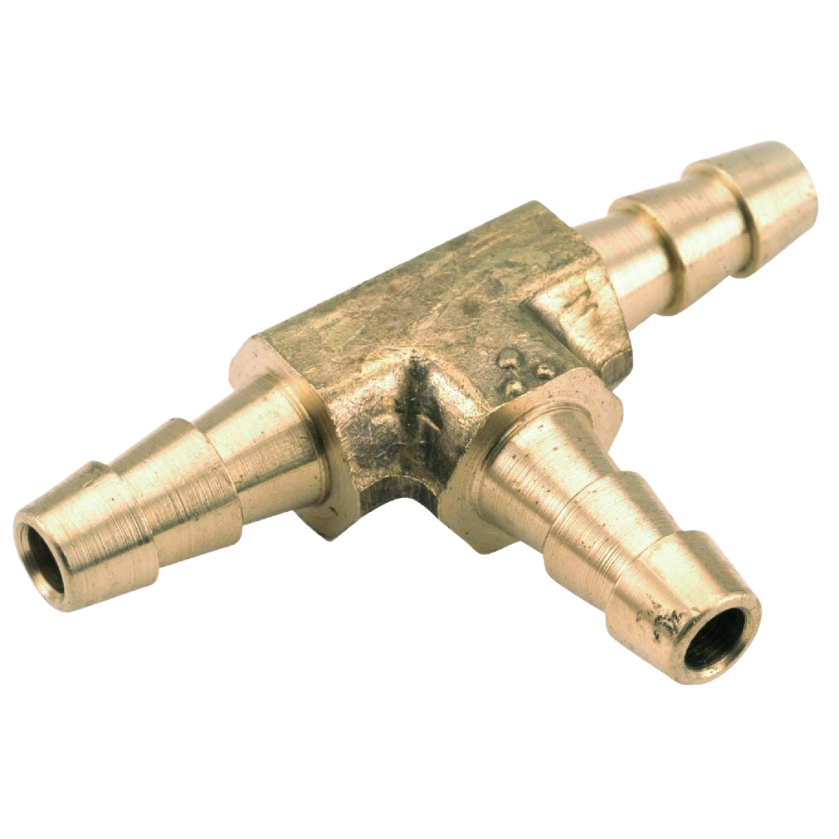 Brass hose barb insert tee fitting for plumbing and pipes & fittings collections, suitable for home improvement projects under $50