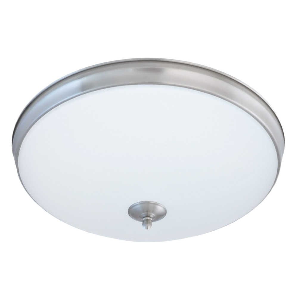 Round brushed nickel flush mount LED ceiling light for home improvement under 100 in lighting & ceiling fans collection