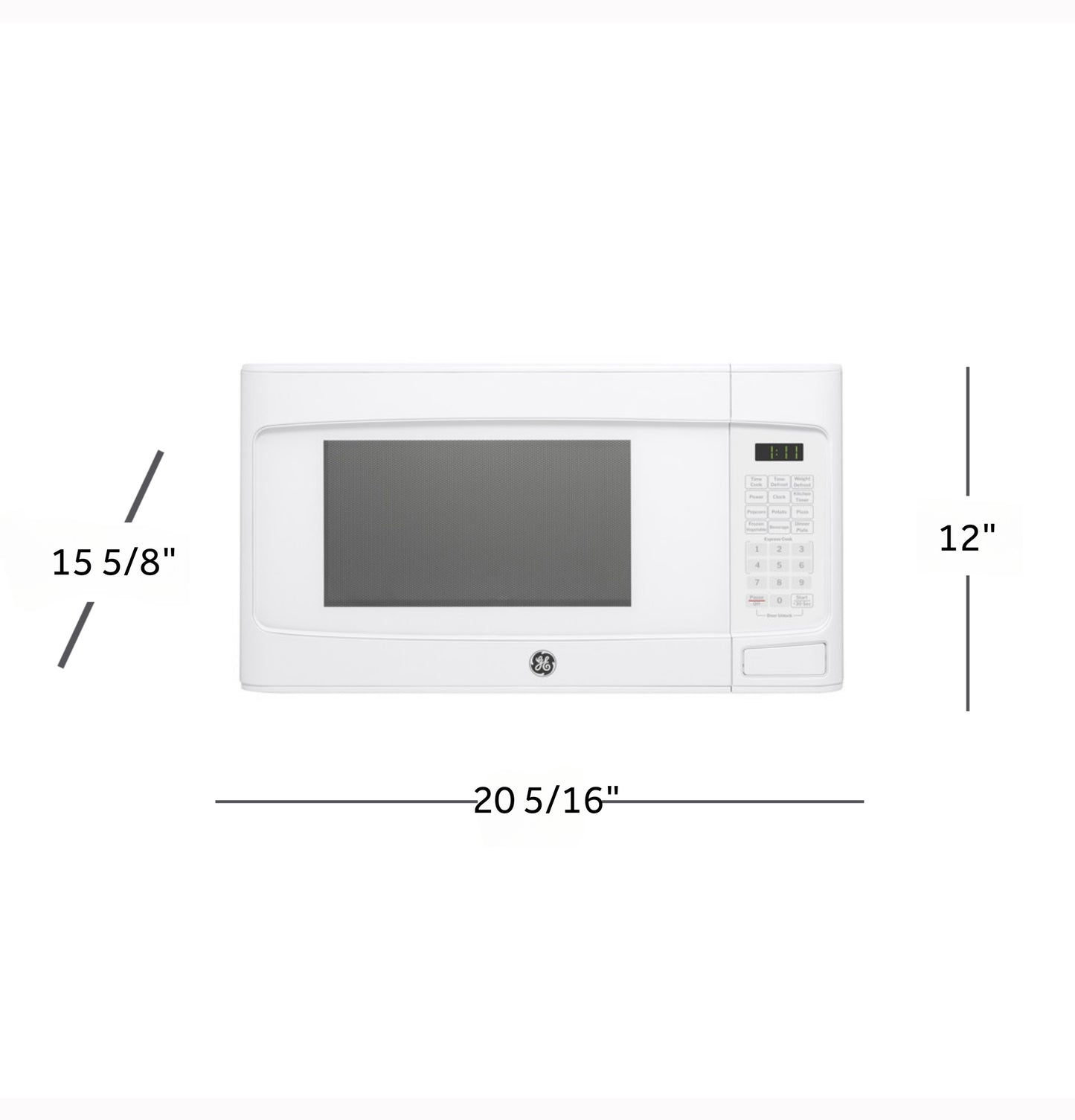 GE® 1.1 Cu. Ft. Capacity Countertop Microwave Oven