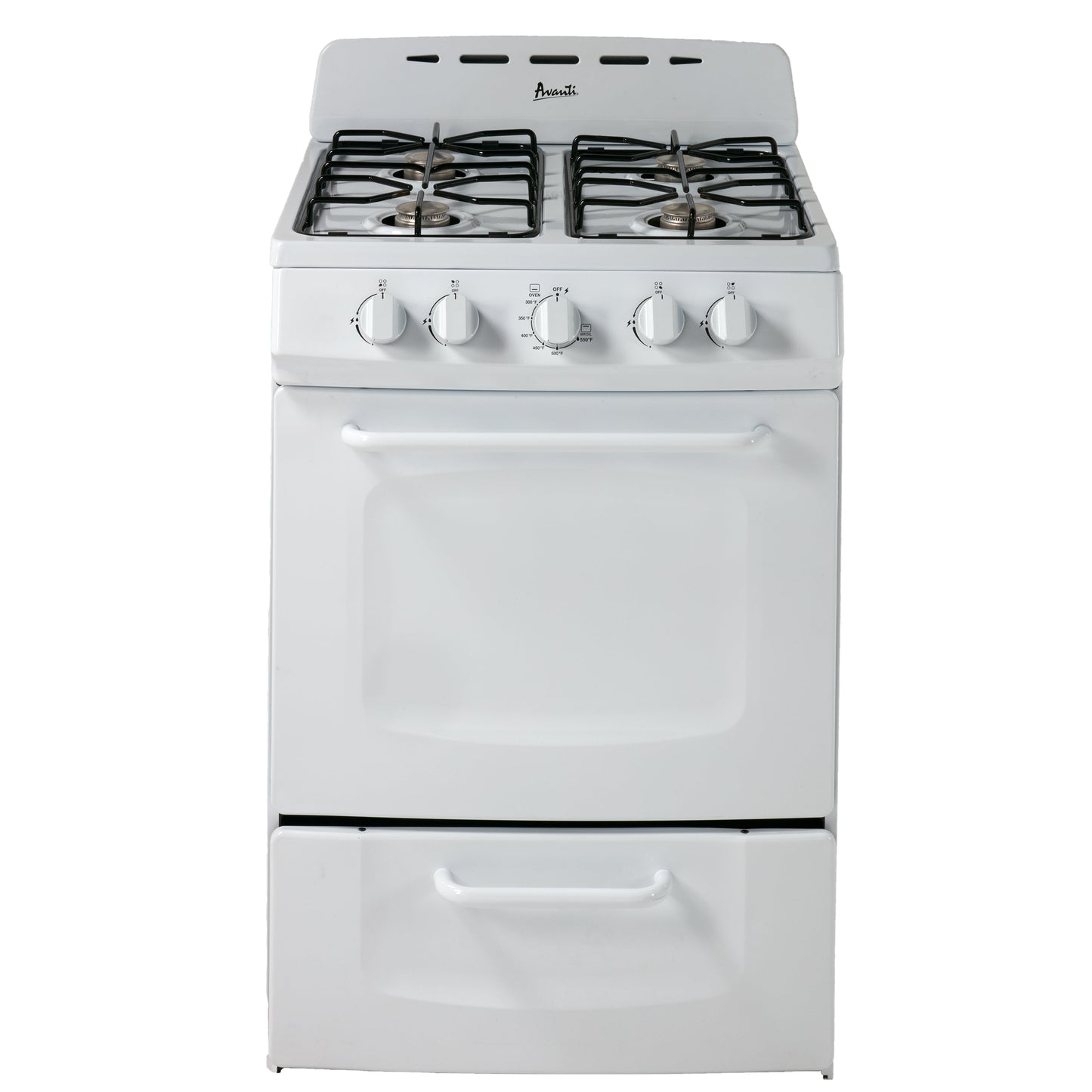 Avanti 24" Gas Range Oven - White
