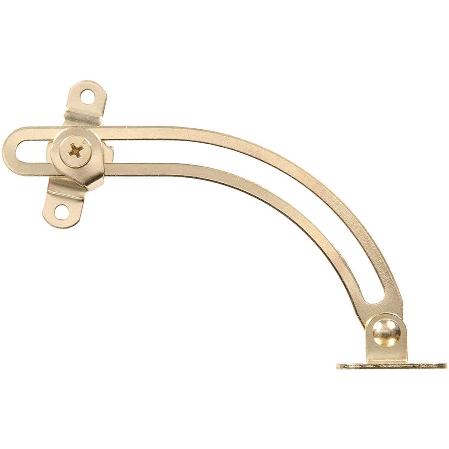 Brass left side friction lid support for smooth lid control in hardware and furniture accessories under $50 collections