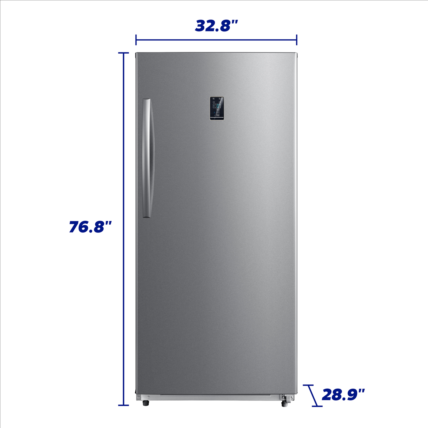 Element Electronics 21.0 cu. ft. Upright Convertible Freezer/Refrigerator - Stainless Steel, ENERGY STAR (EUF21CECS)